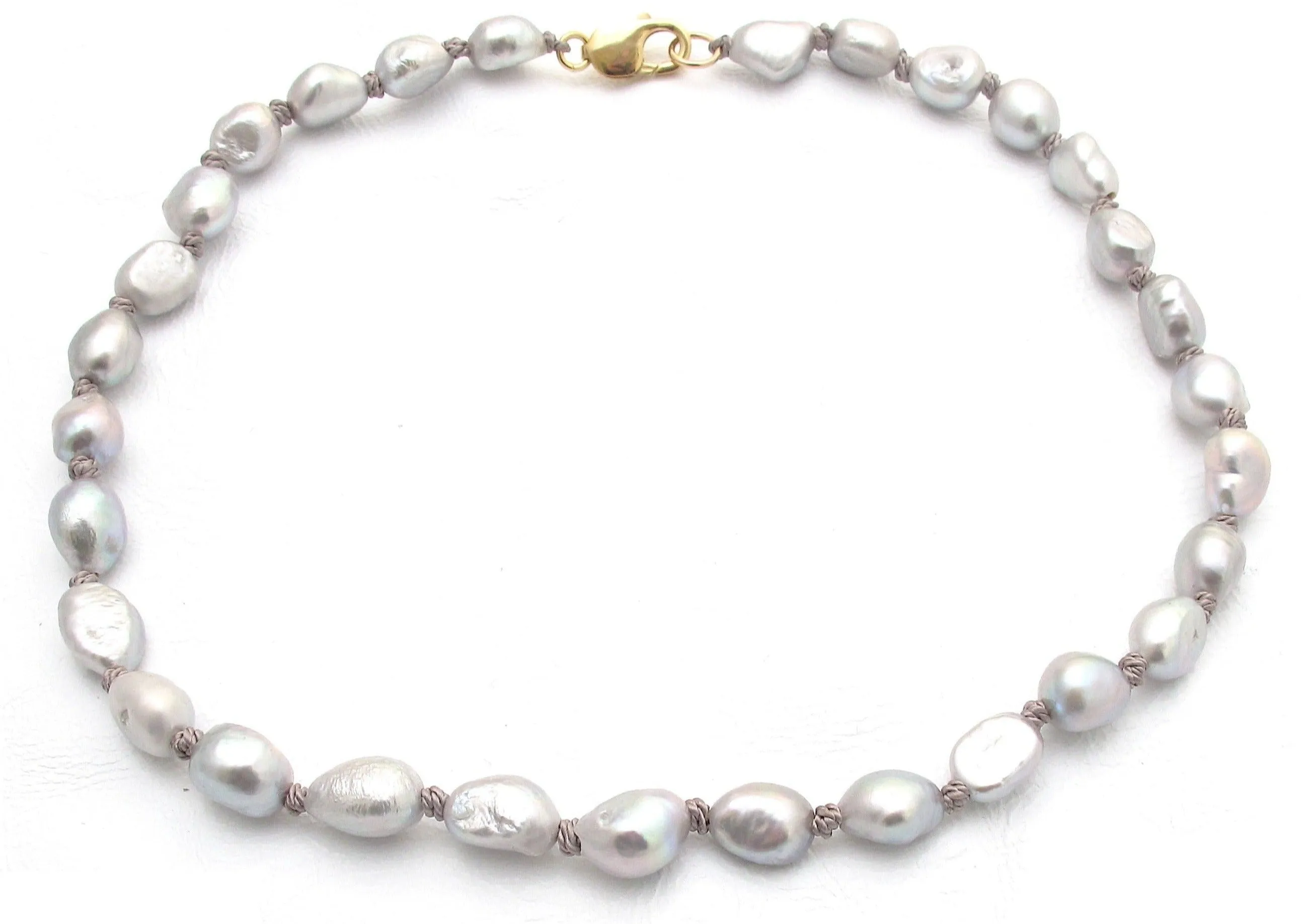 Keshi Pearl Collar Necklace