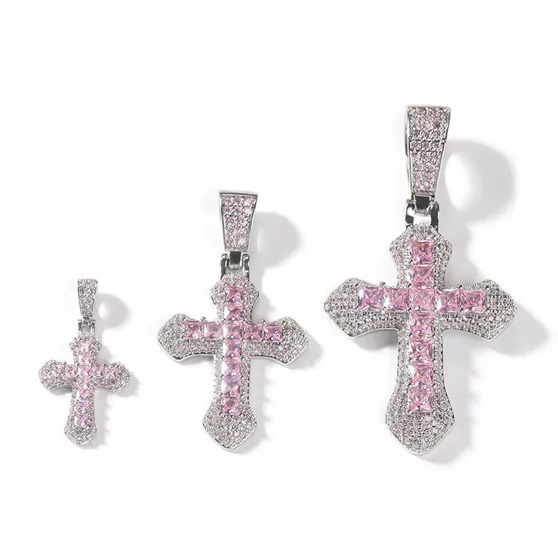 Khaleesi Icey Colored Cross Pendant