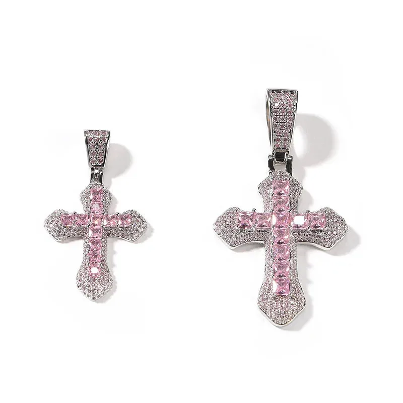 Khaleesi Icey Colored Cross Pendant