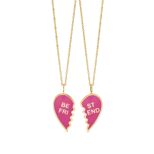 Kids Enamel Best Friend Necklaces (Set of 2)