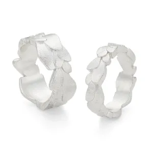 Kimana Silver Freeform Layered Wing Ring