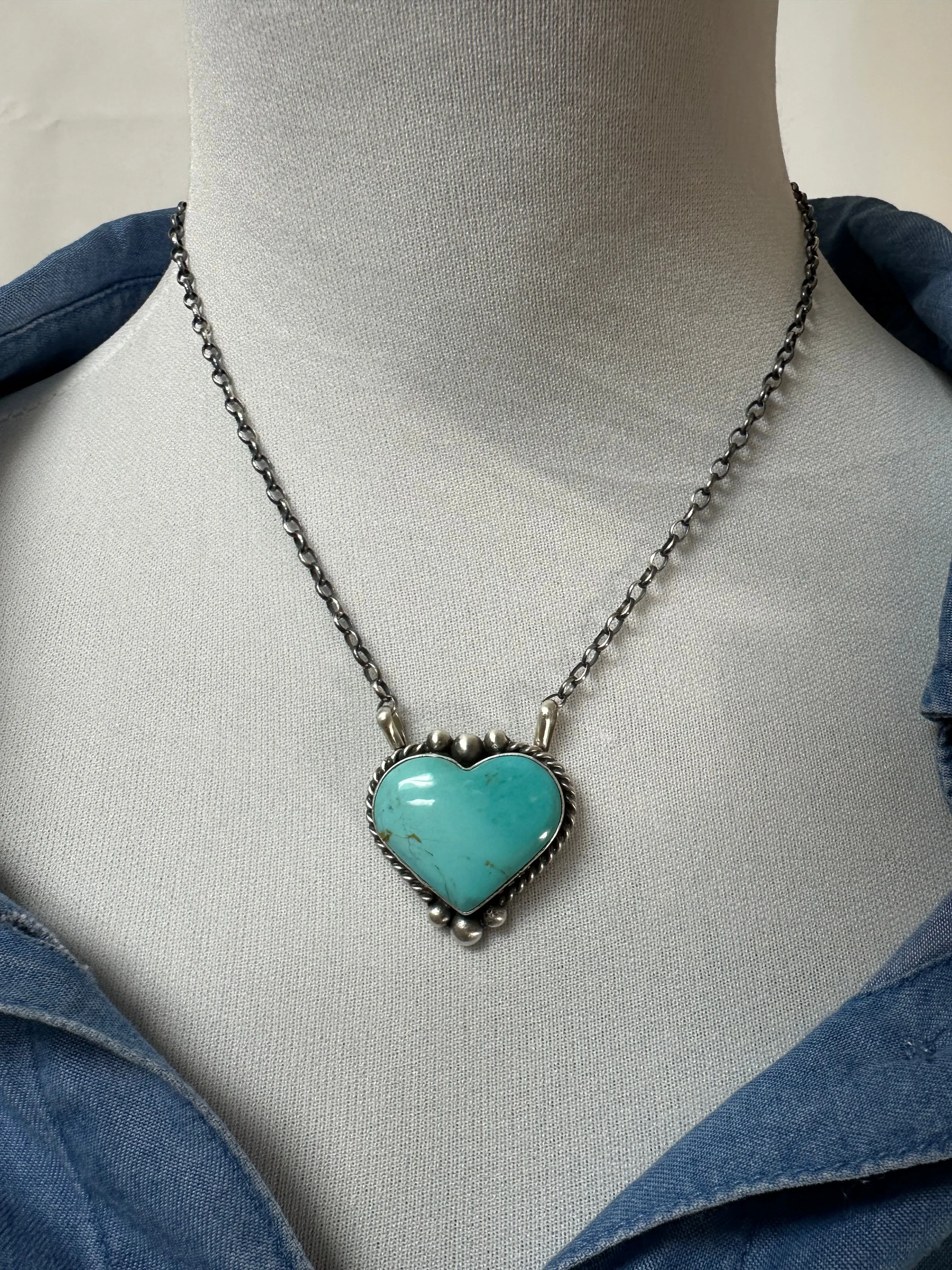 Kingman Heart Necklace