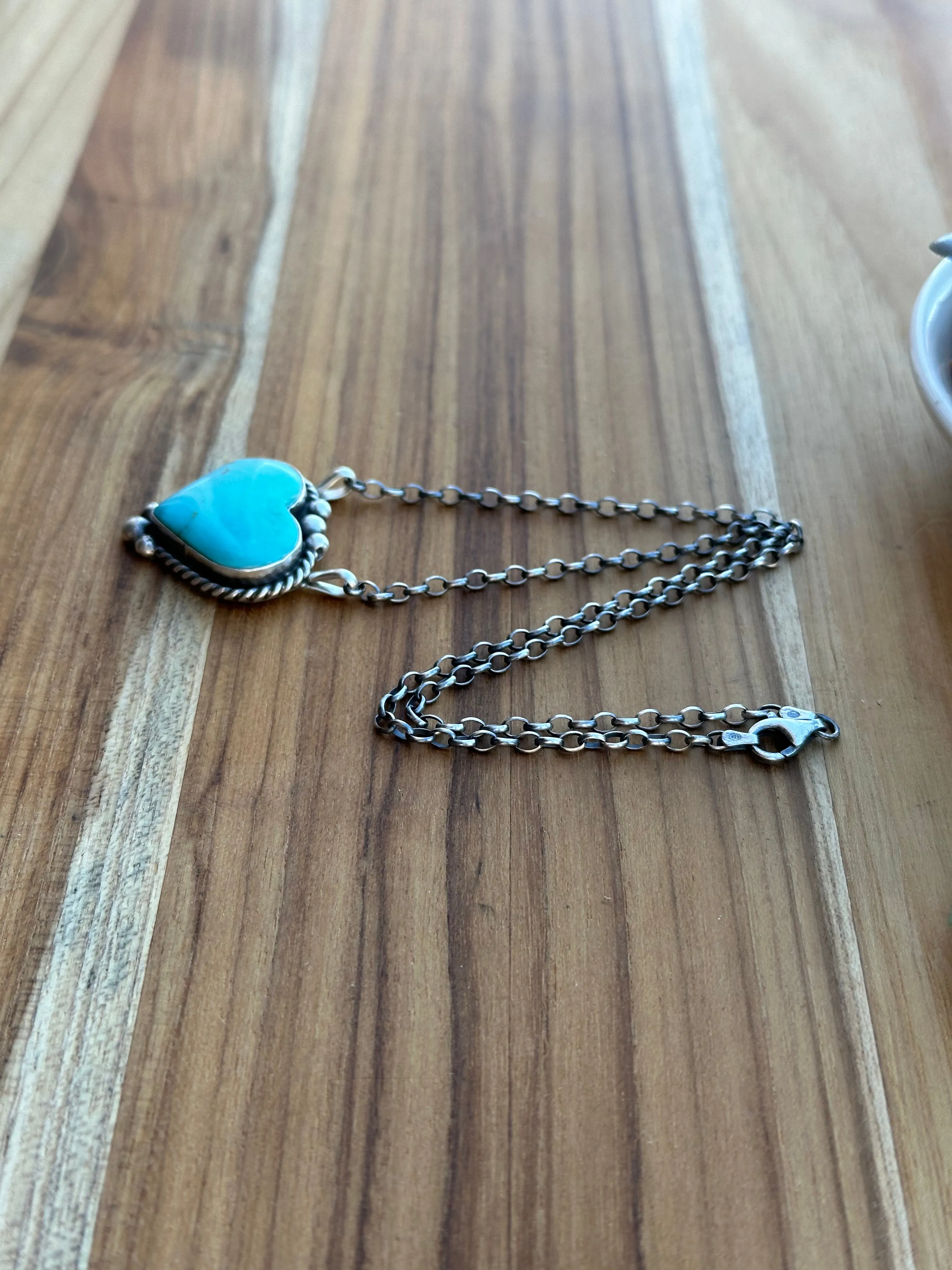 Kingman Heart Necklace