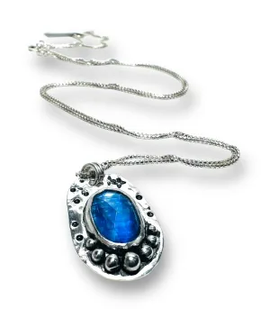 Kyanite Sterling Necklace, Kyanite Necklace