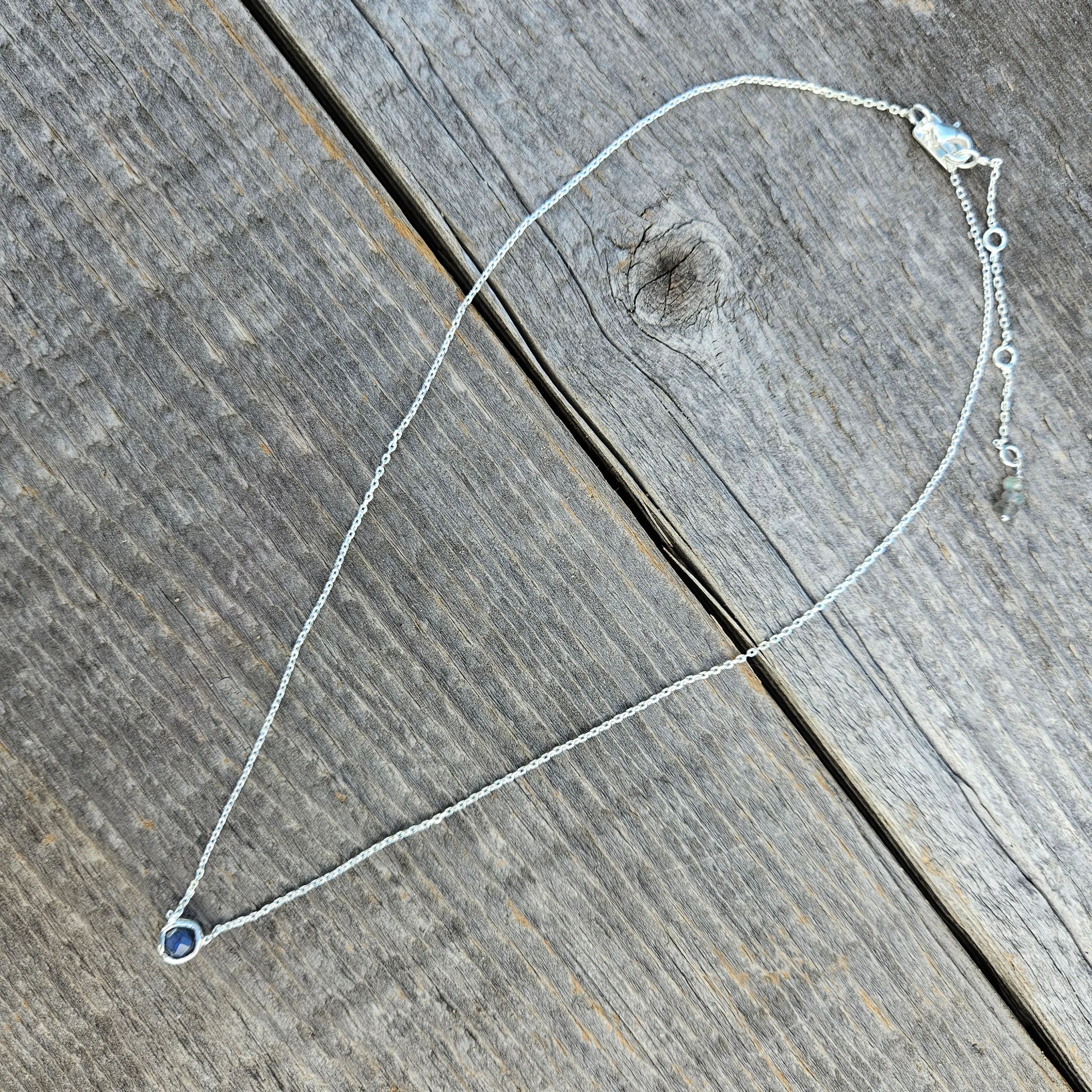 Labradorite Spirit Stone Necklace - Silver