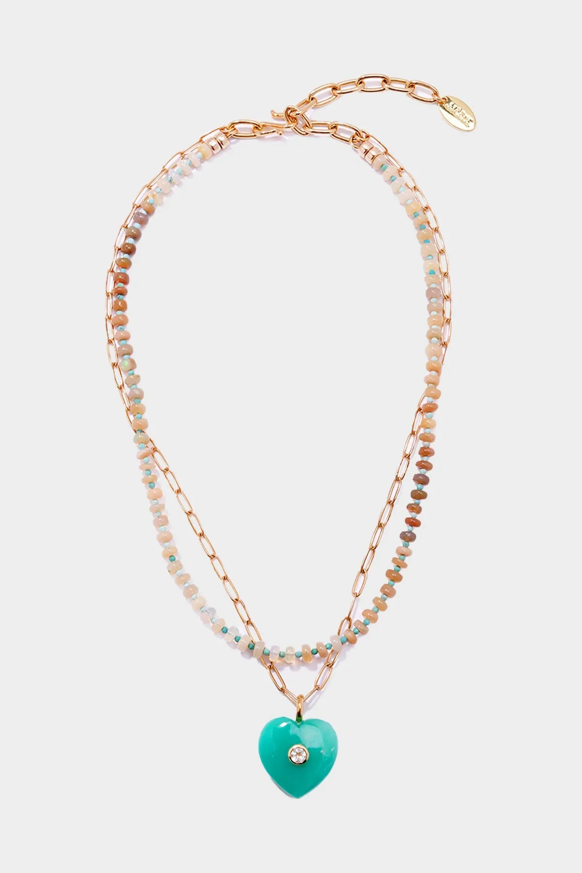 Lamai Heart Necklace in Multi
