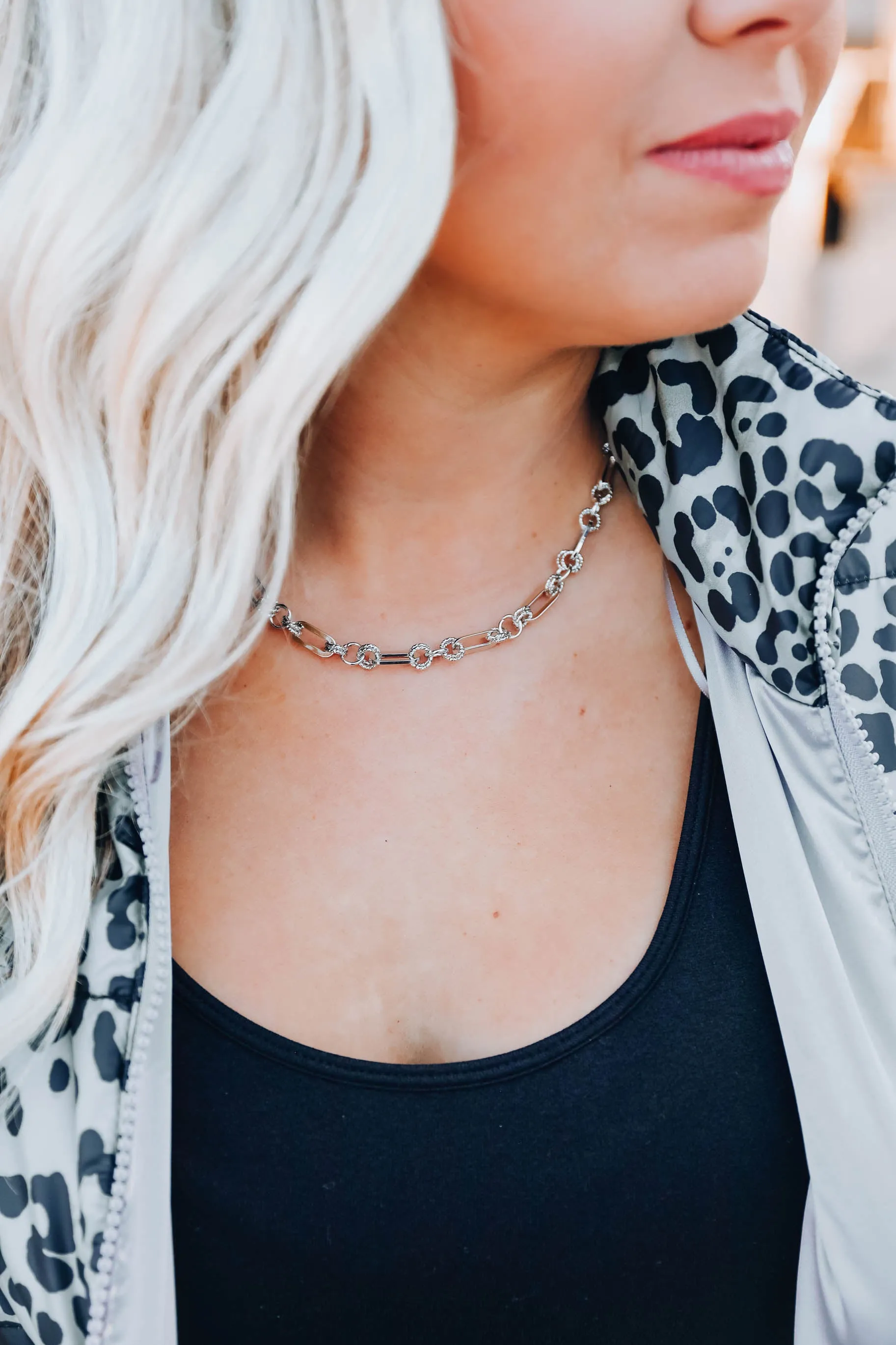 Landing in LA Necklace - Silver