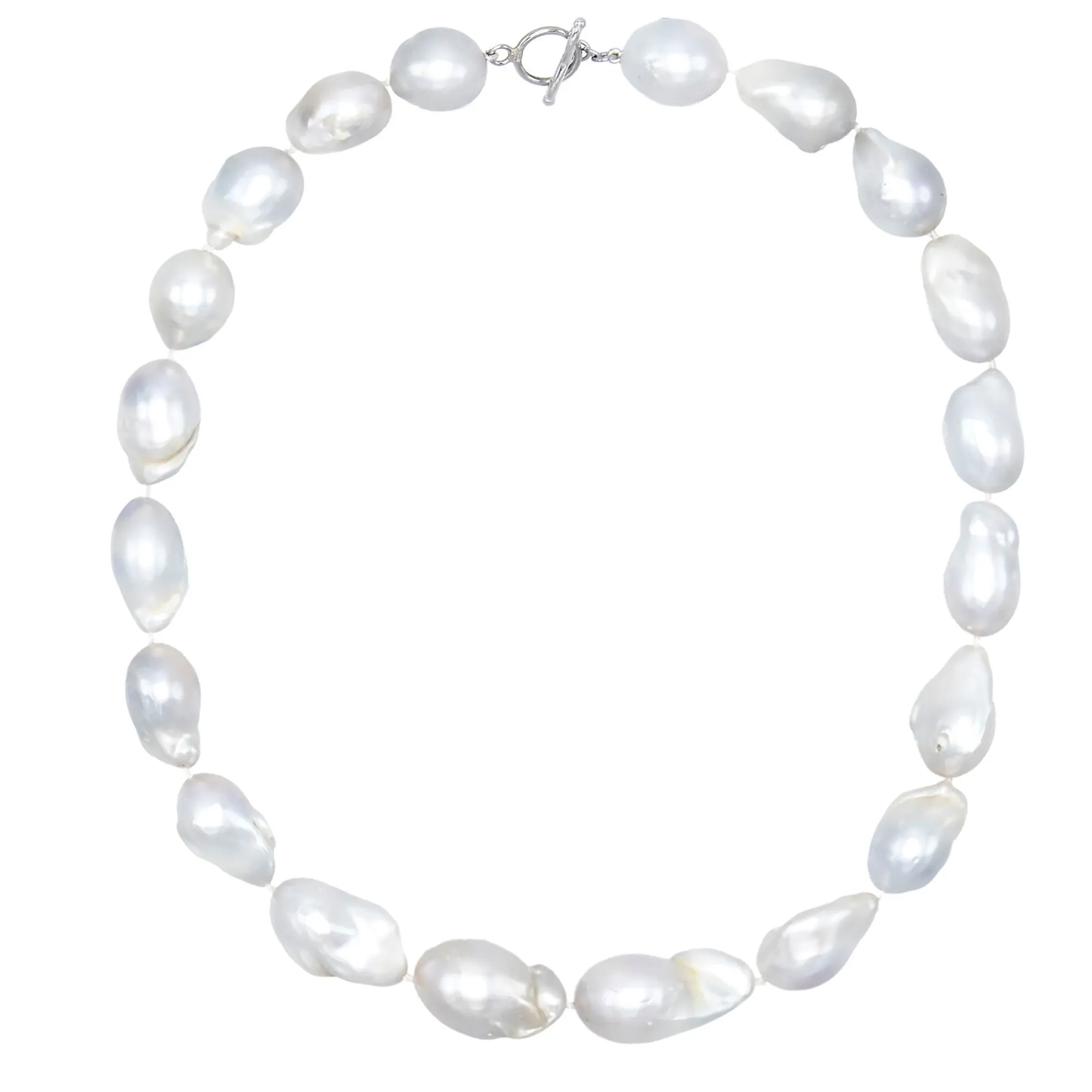Large Baroque Pearl Necklace