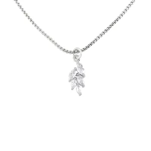 LEAVES ZIRCONIA NECKLACE