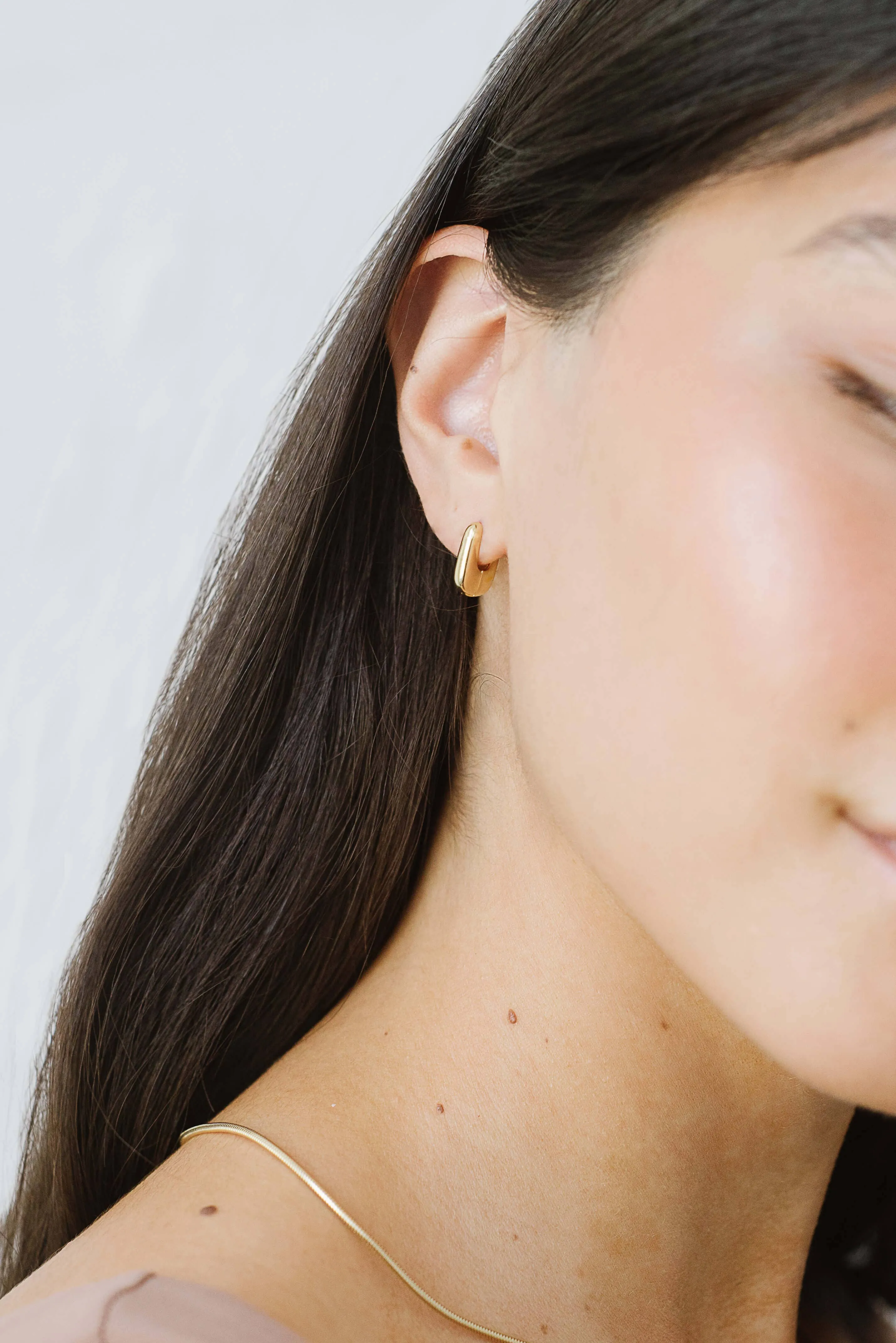 Lennox Hoops: Sterling Silver