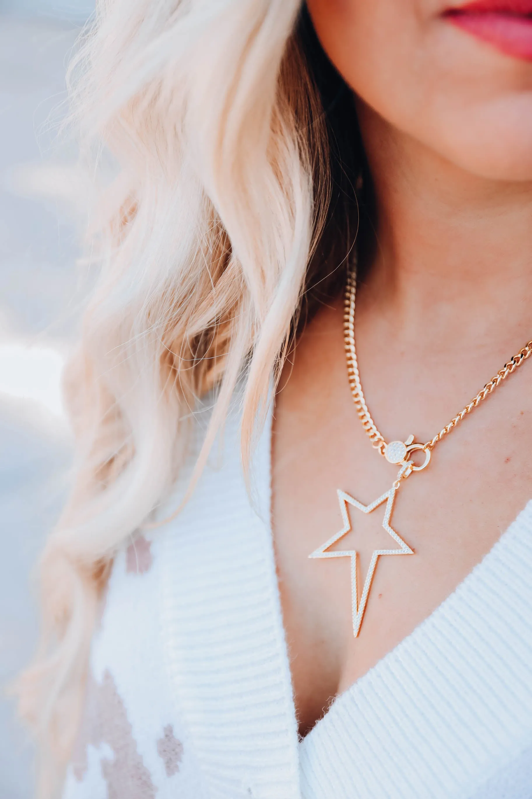 Lights Flashin' Necklace by B.b.Lila