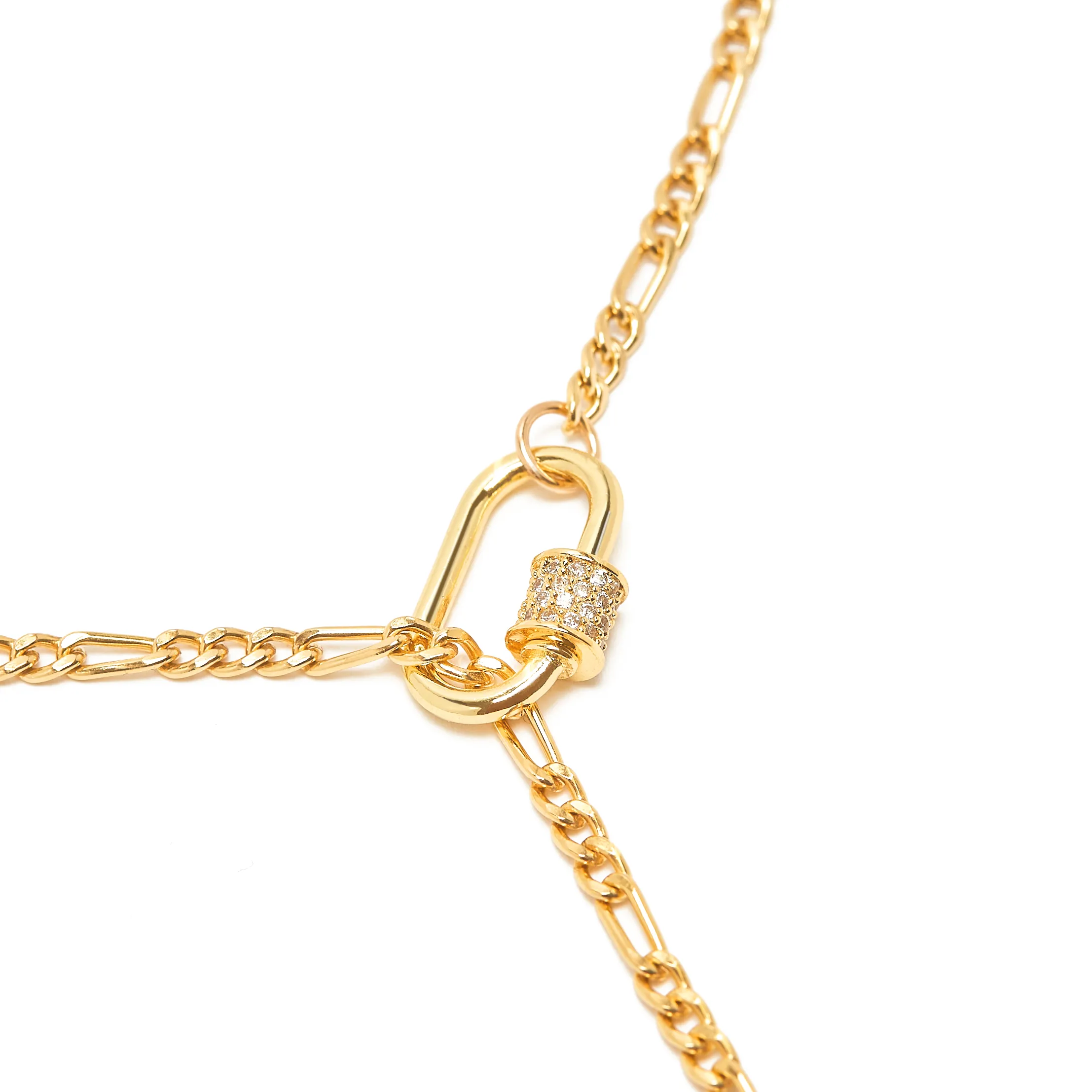 Long Lock Pendant Necklace