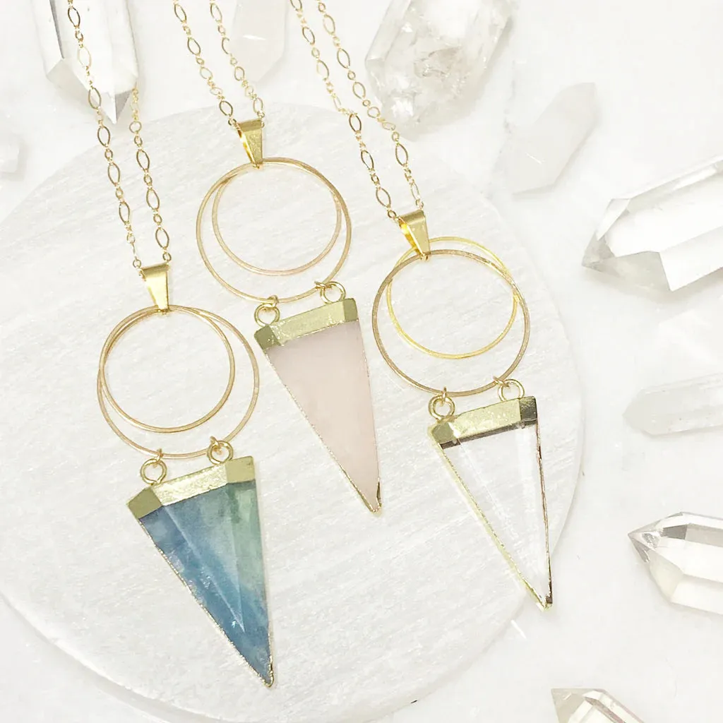 Long Reiki Infused Gemstone Necklaces