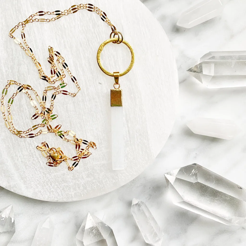Long Reiki Infused Gemstone Necklaces