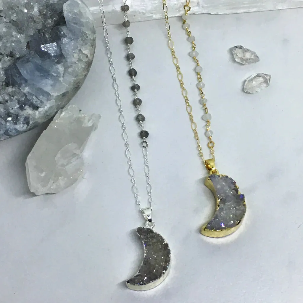 Long Reiki Infused Gemstone Necklaces