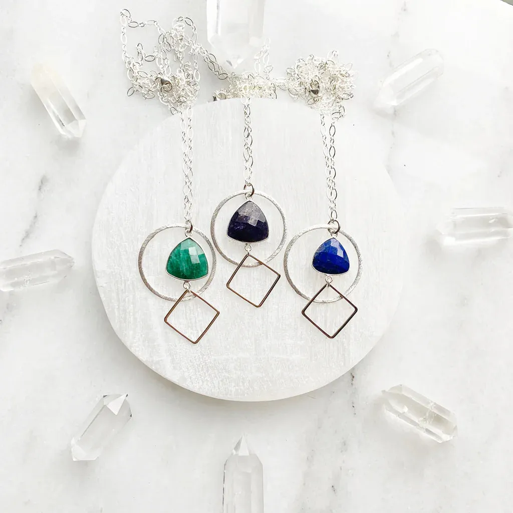 Long Reiki Infused Gemstone Necklaces