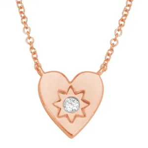 LOVE EXPLOSION DIAMOND HEART NECKLACE
