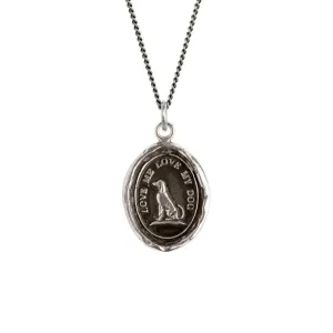 Love My Dog Talisman Necklace