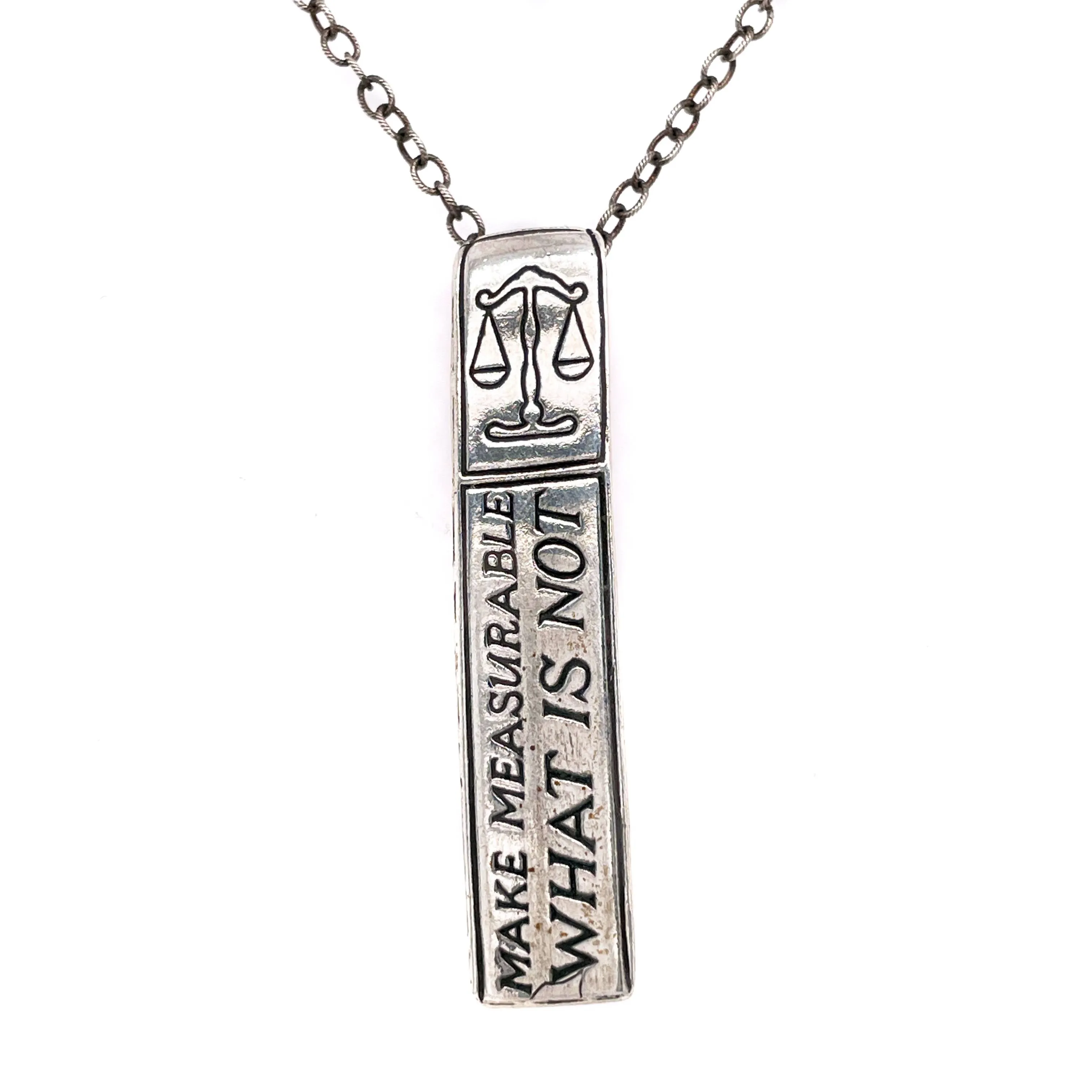 Make Measurable Pendant Necklace