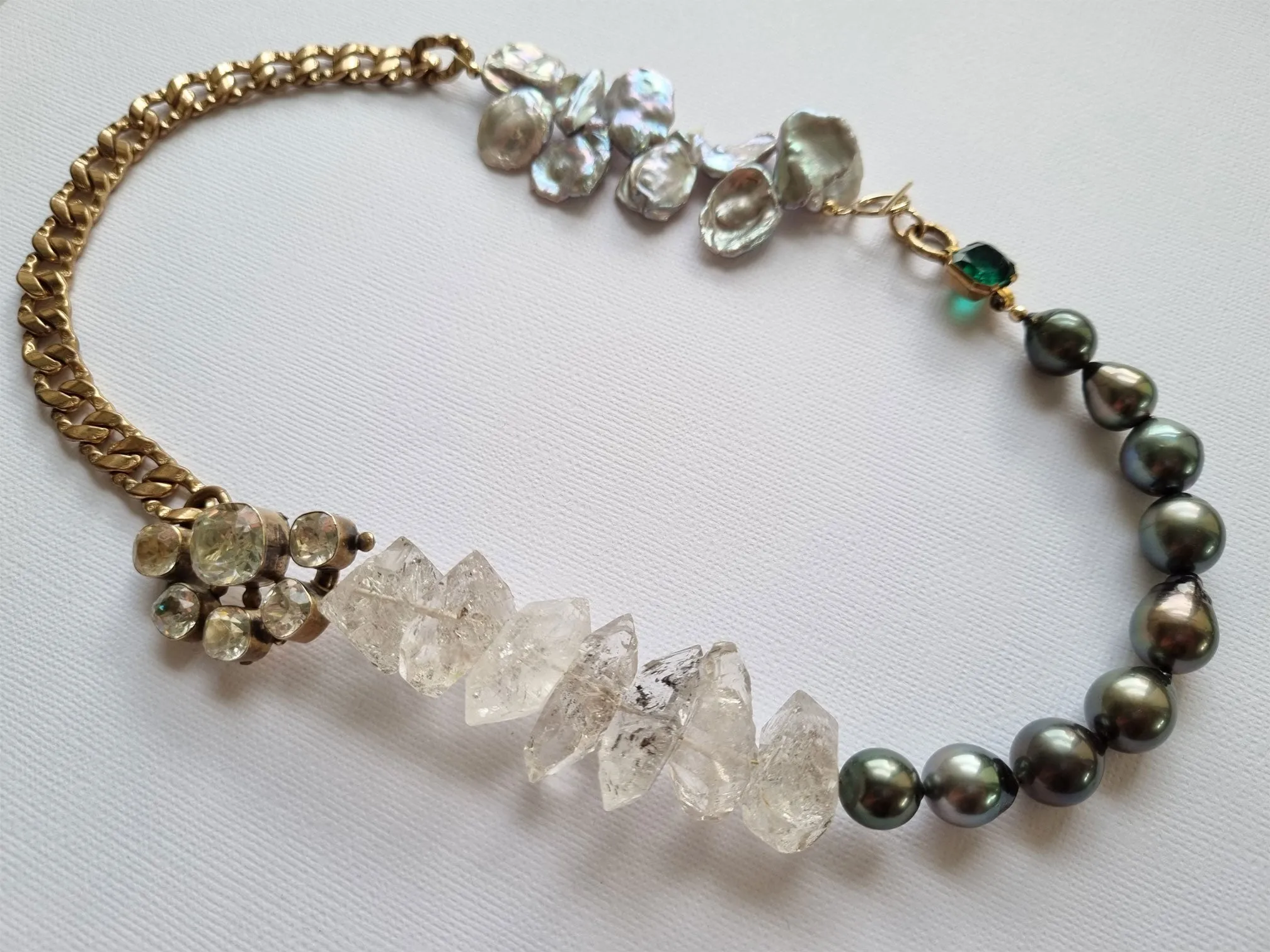 mermaid | antique statement necklace
