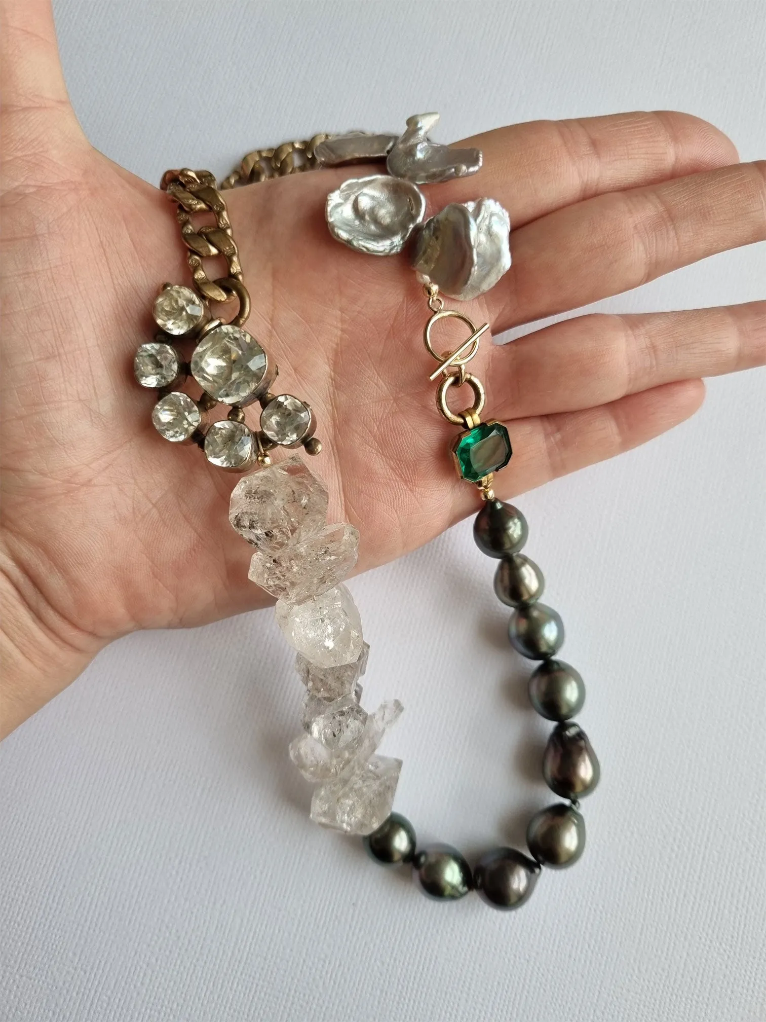 mermaid | antique statement necklace