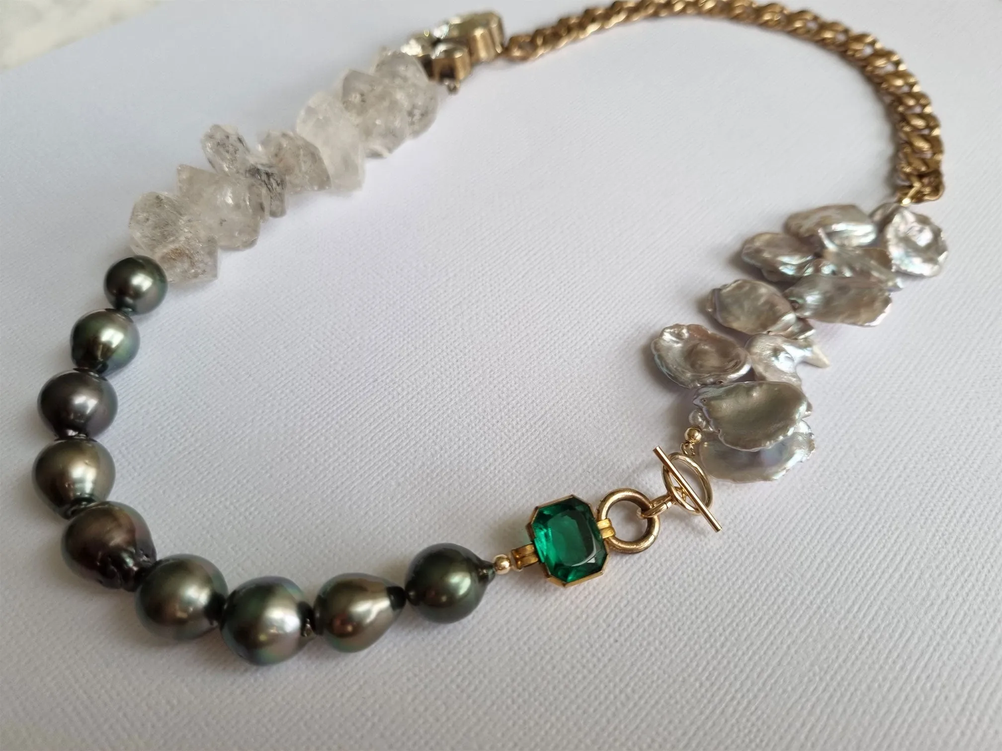 mermaid | antique statement necklace
