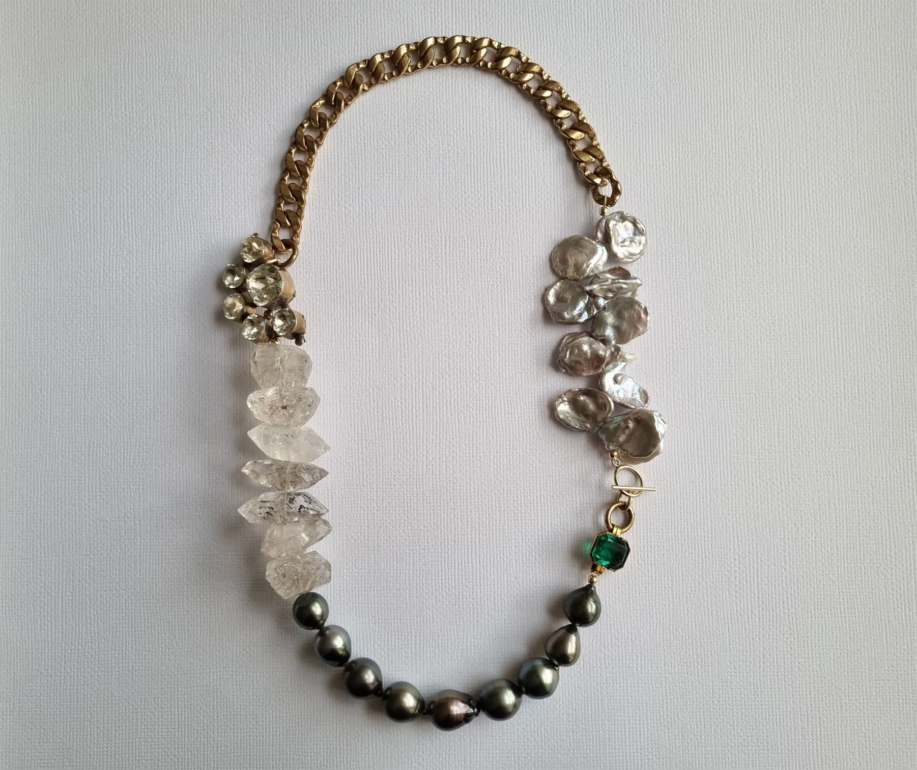 mermaid | antique statement necklace
