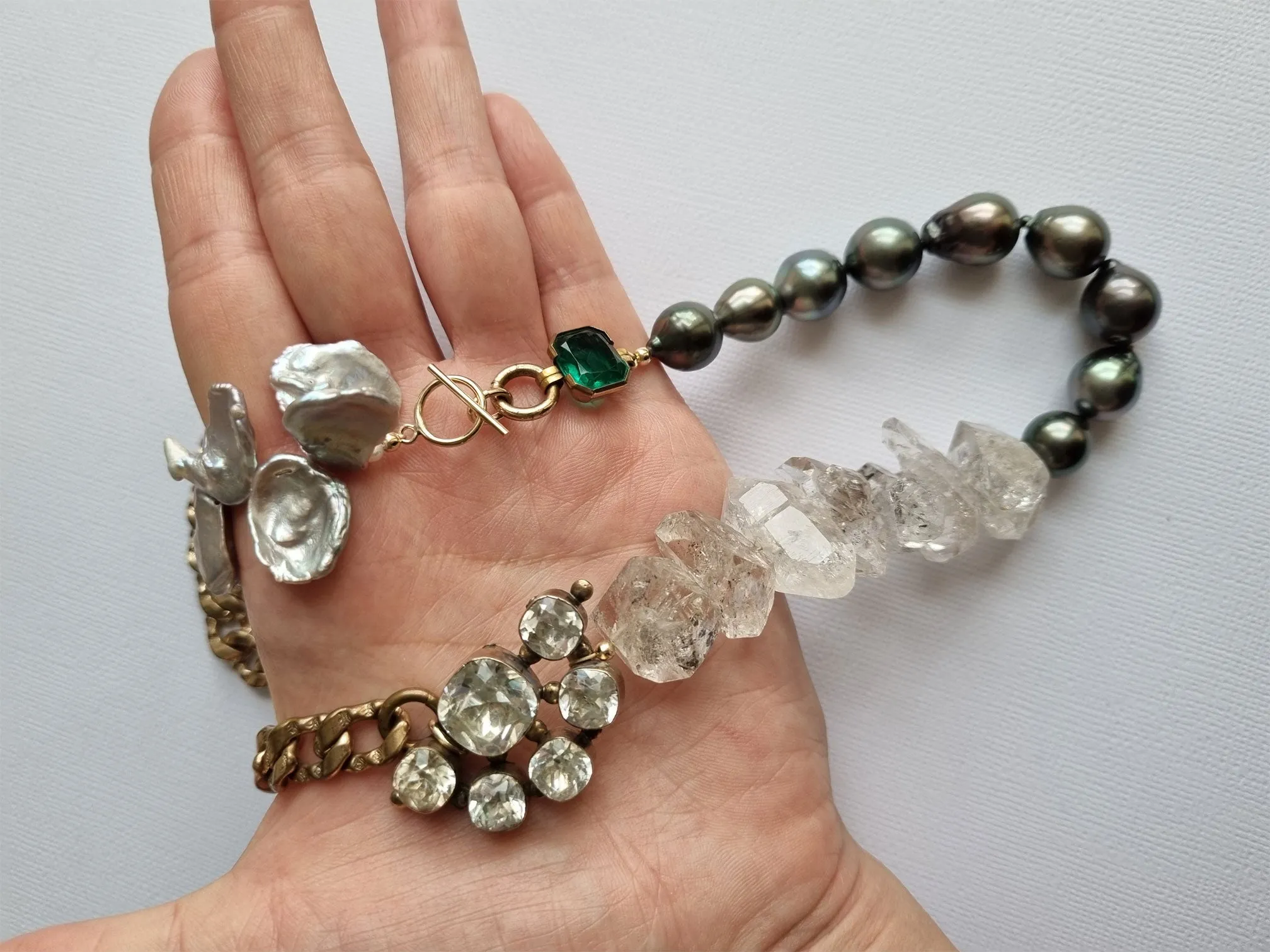 mermaid | antique statement necklace