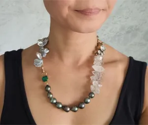 mermaid | antique statement necklace