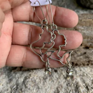 Mermaid Silhouette, Earrings