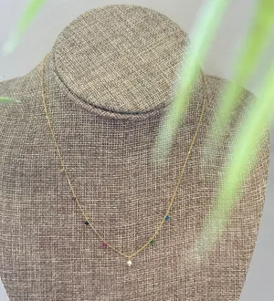 Mini Gemstone Necklaces