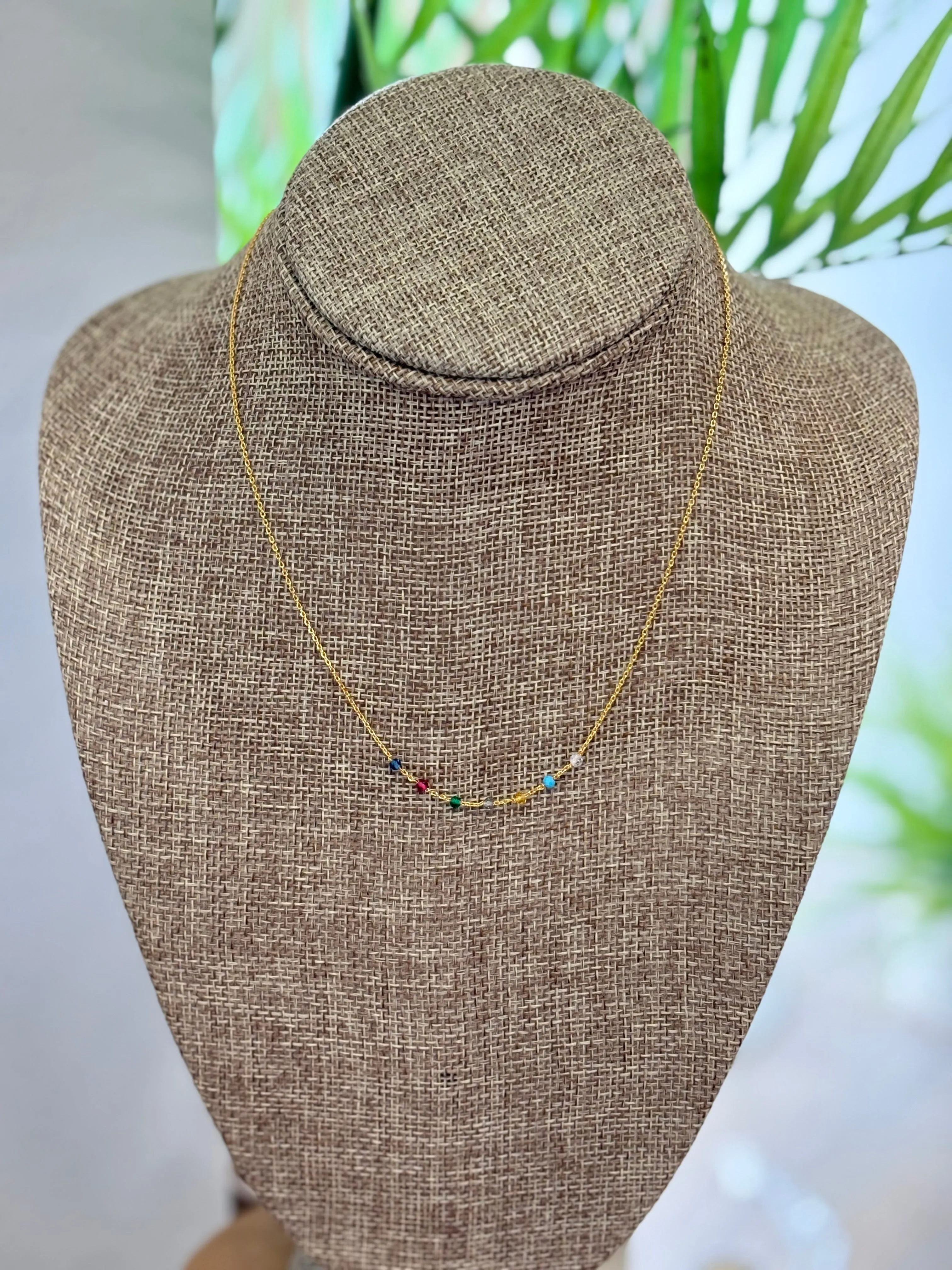Mini Gemstone Necklaces