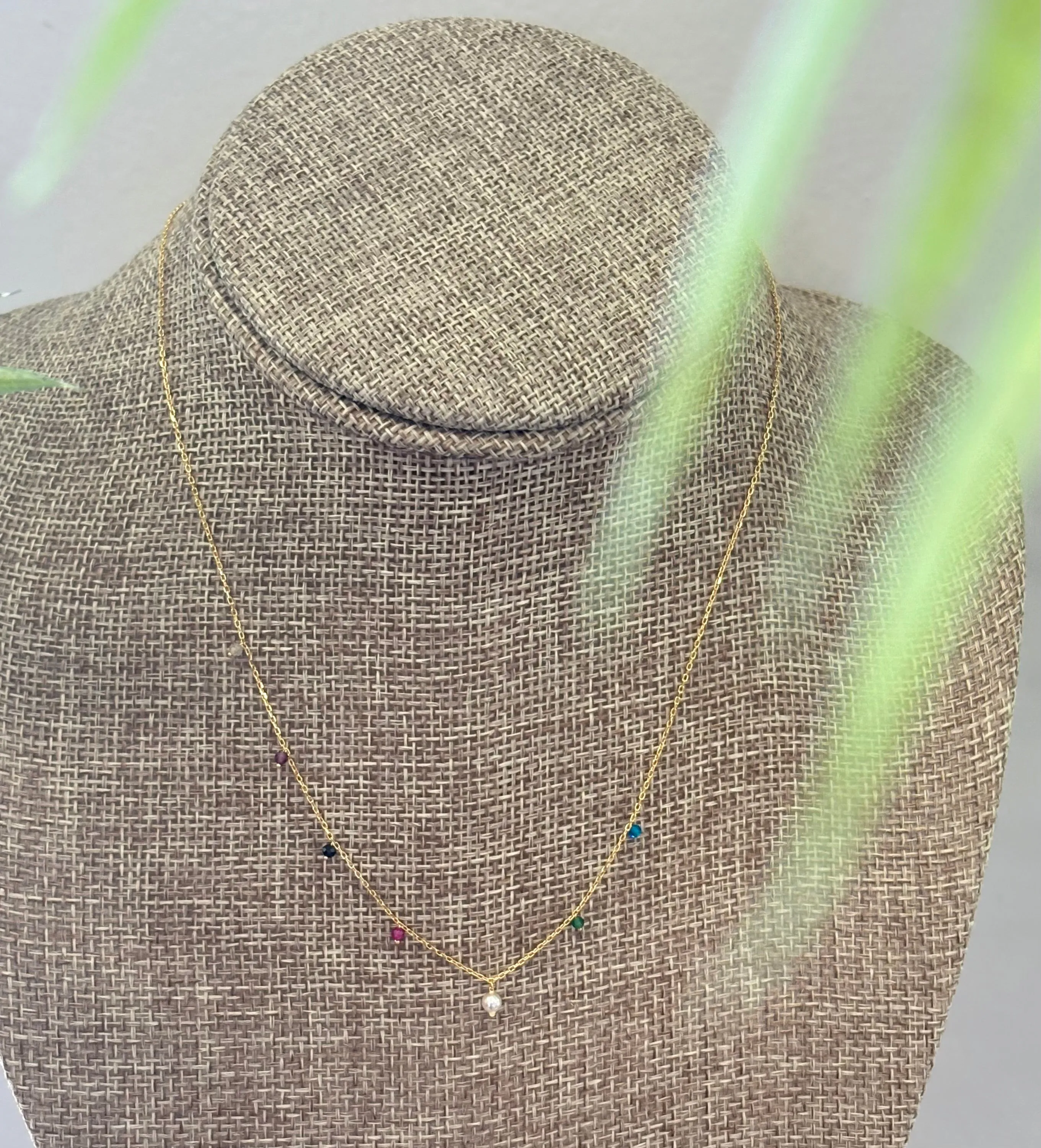 Mini Gemstone Necklaces