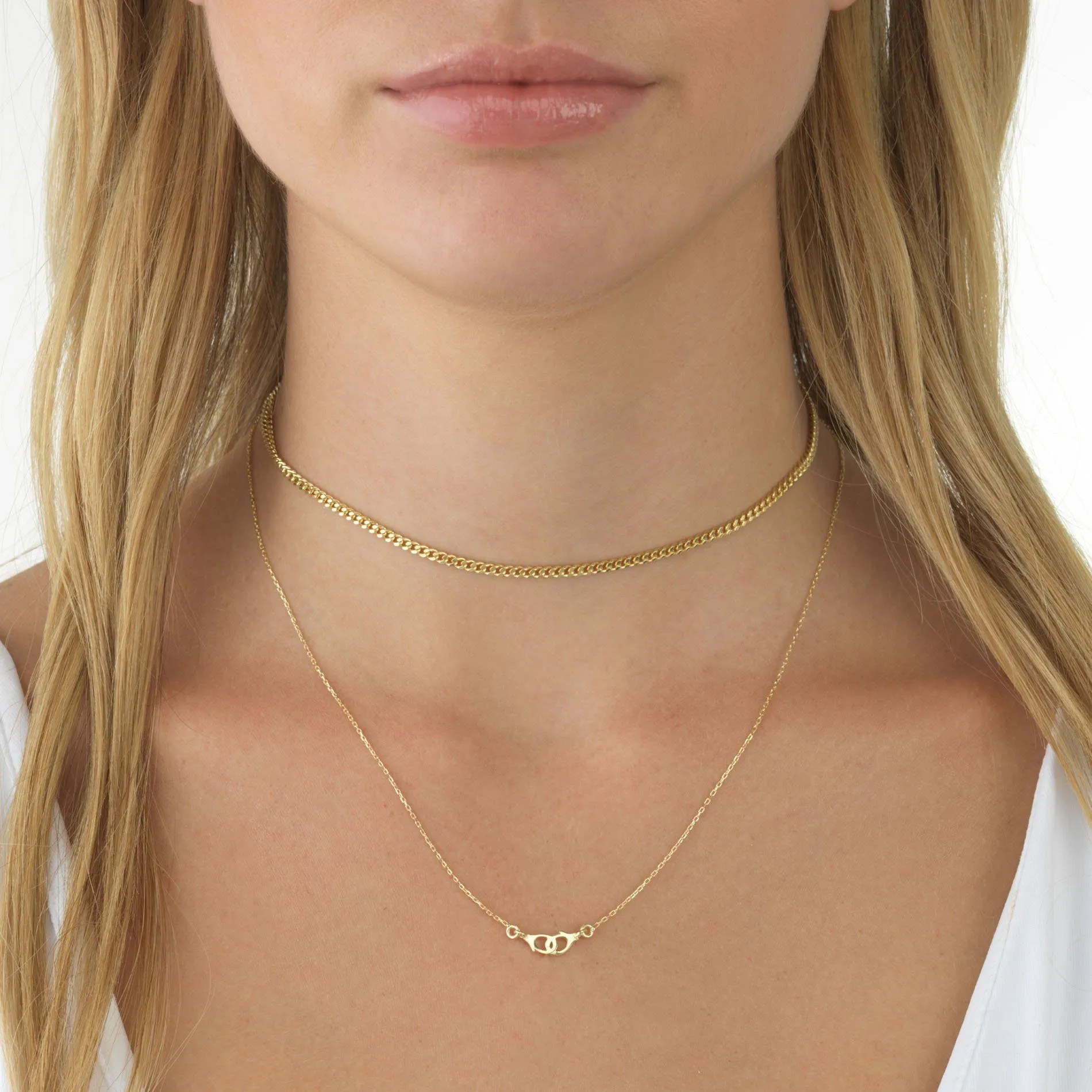 Mini Handcuff Necklace