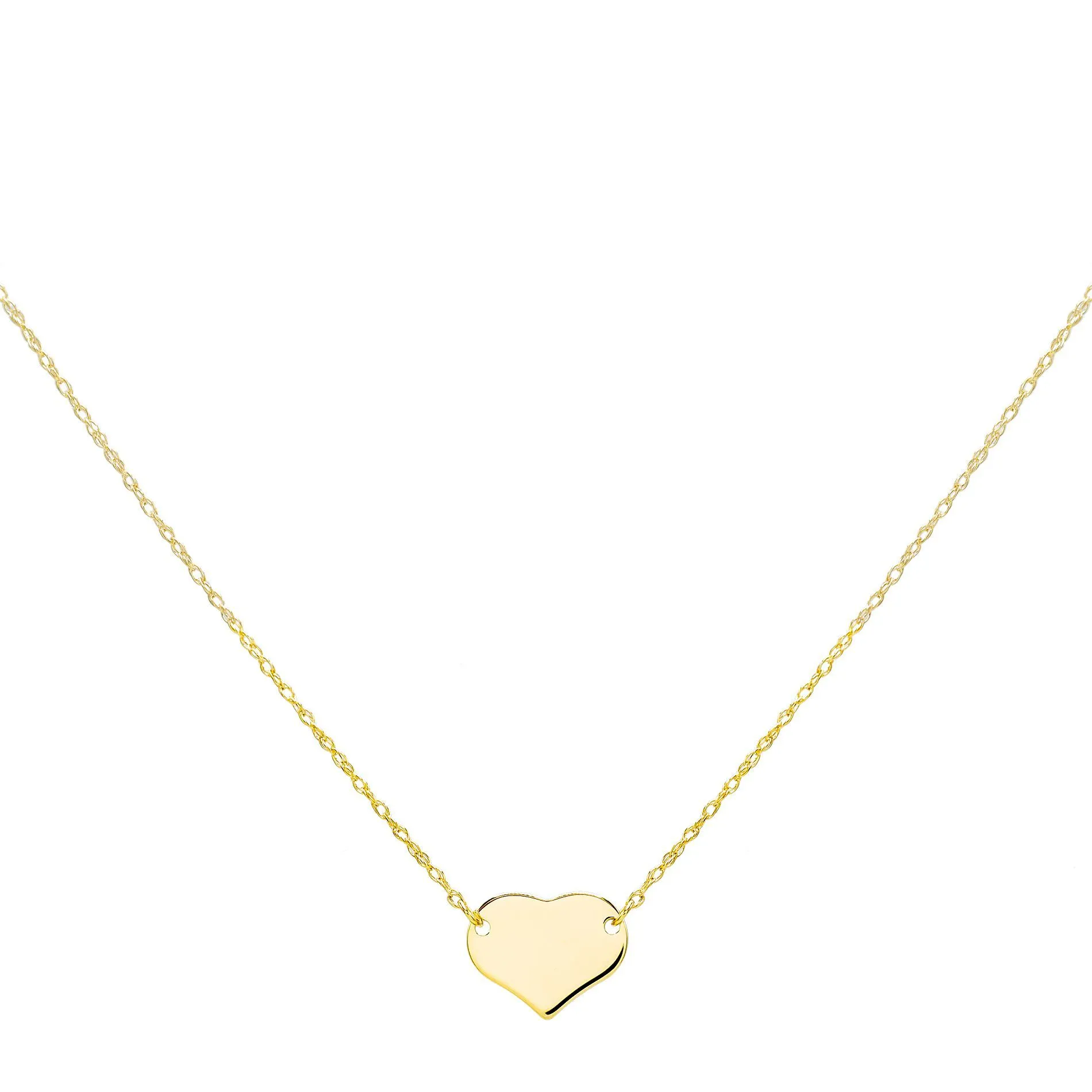 Mini Heart Necklace 14K