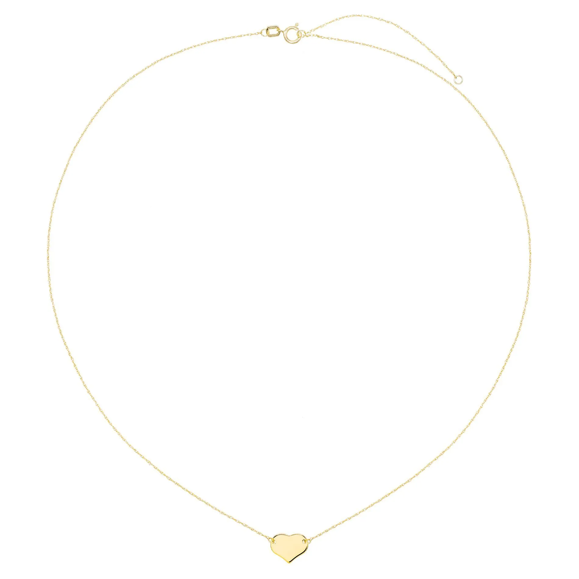 Mini Heart Necklace 14K
