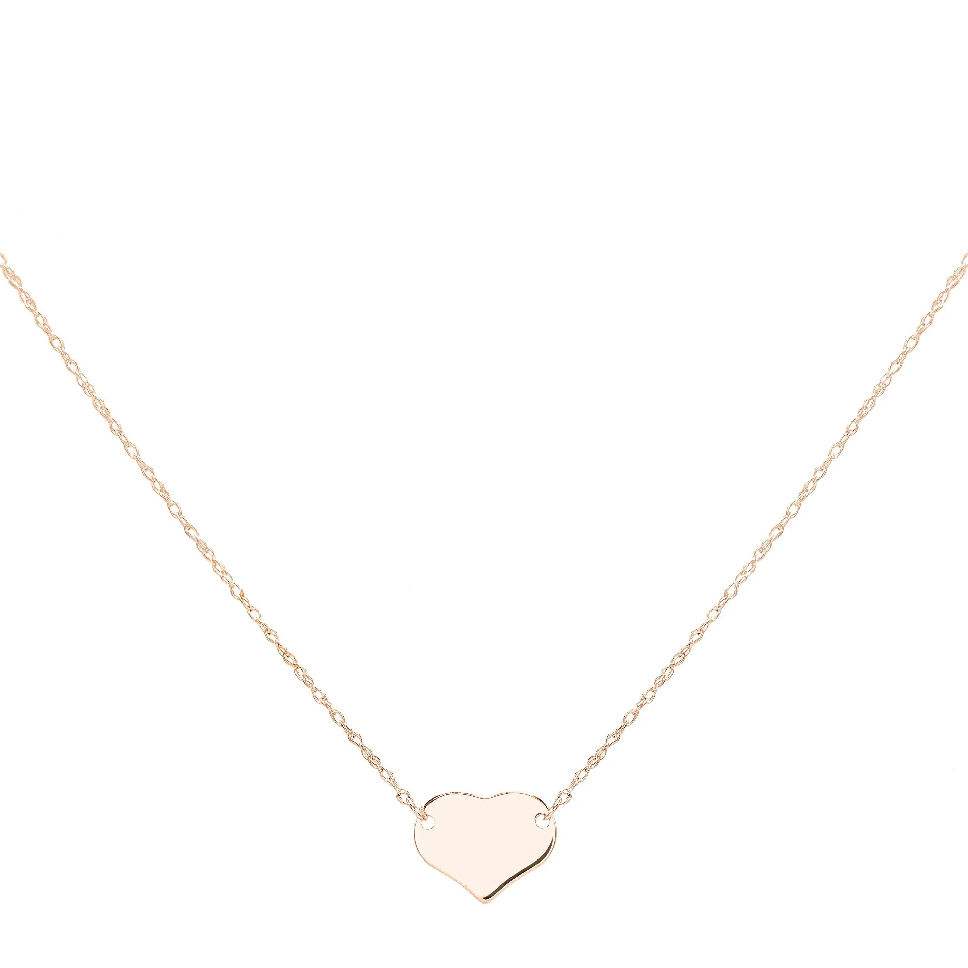 Mini Heart Necklace 14K