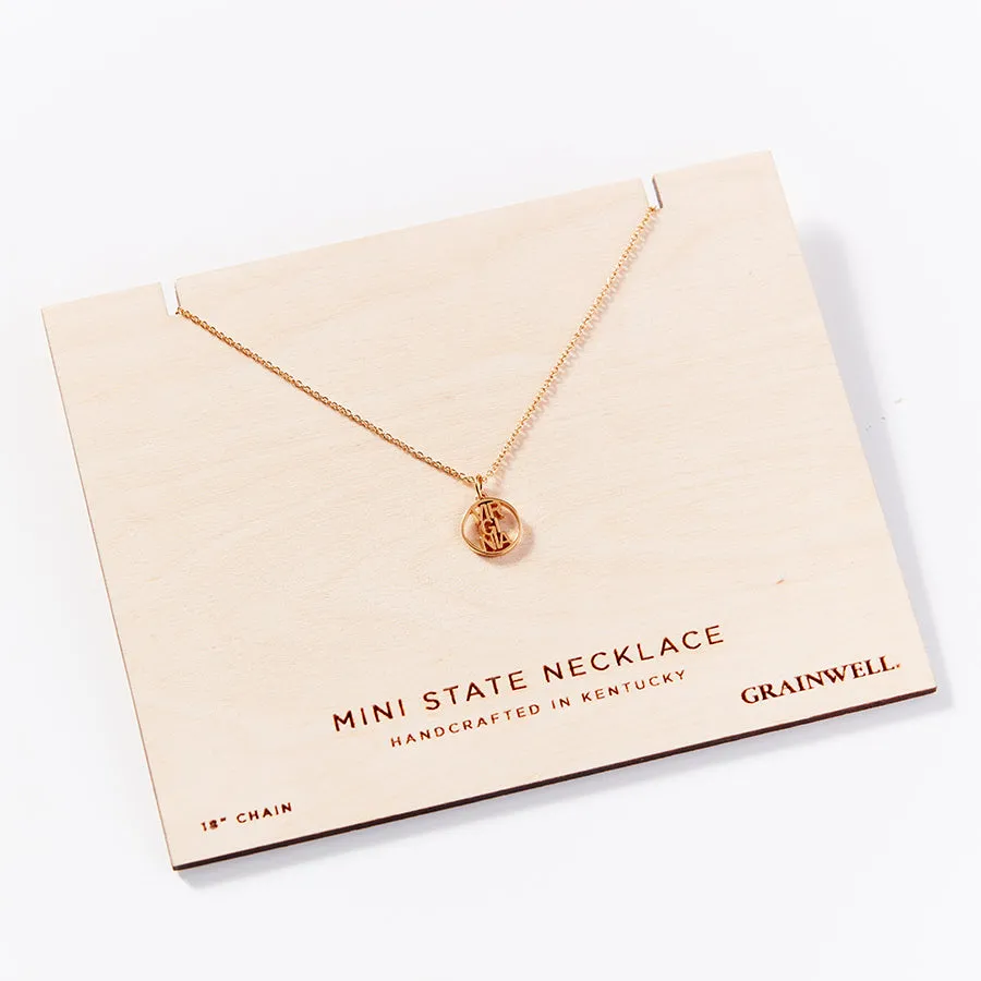 Mini State Necklace