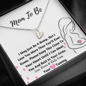Mom to Be Hearts Necklace- I Love You