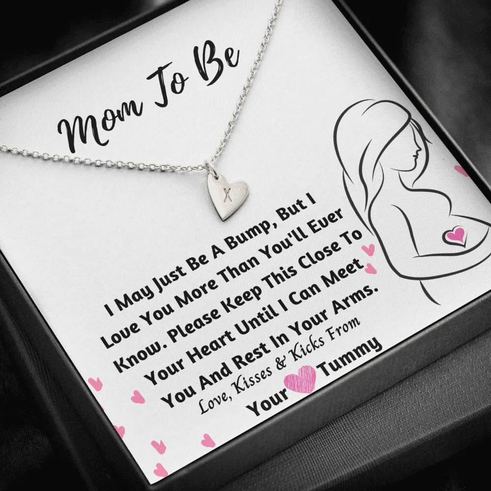 Mom to Be Hearts Necklace- I Love You