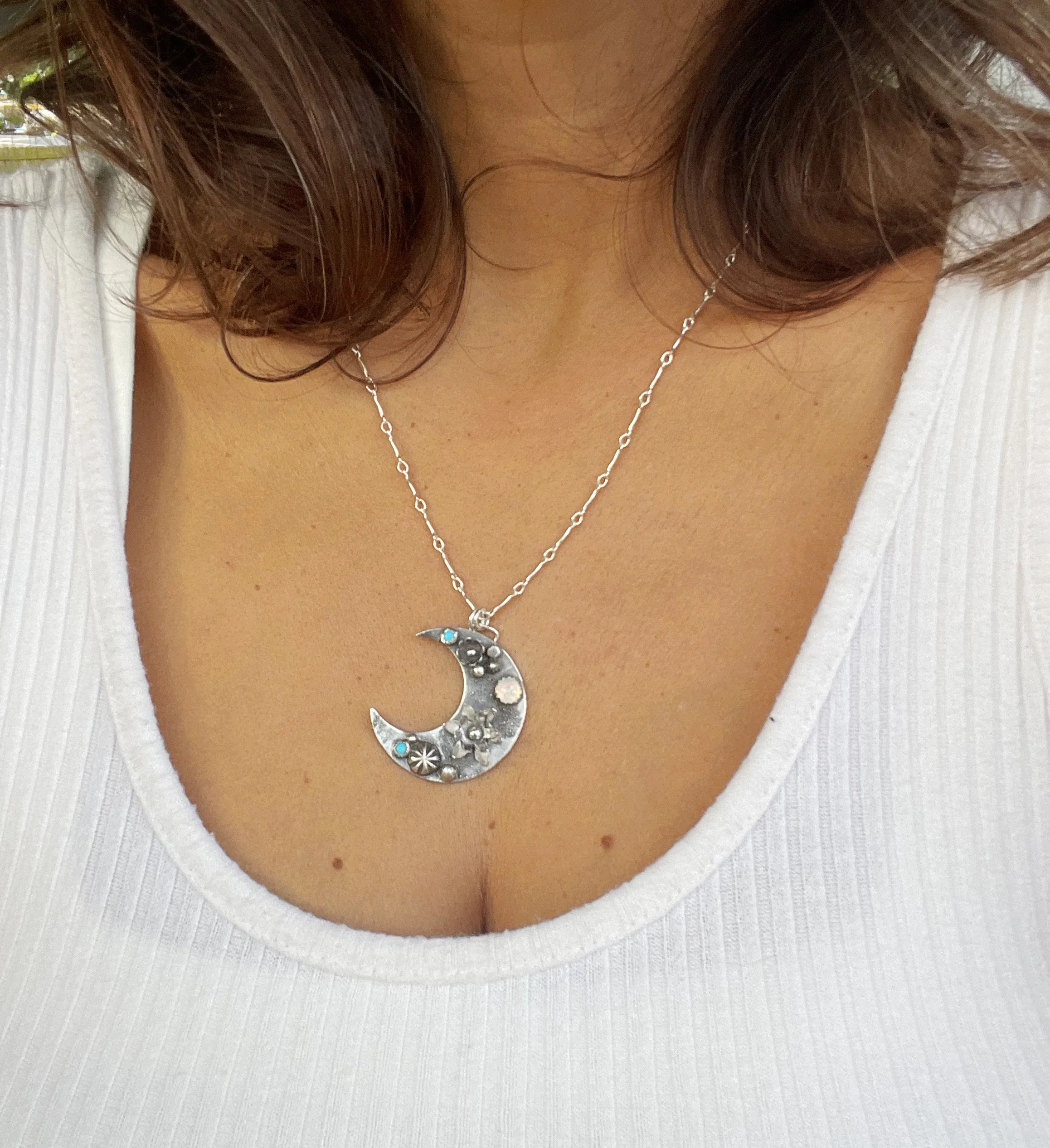 Moonflowers Pendant - 1