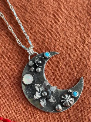 Moonflowers Pendant - 1