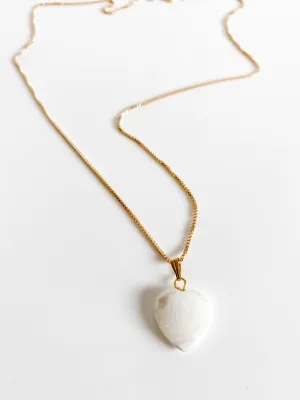 MOTHER OF PEARL HEART