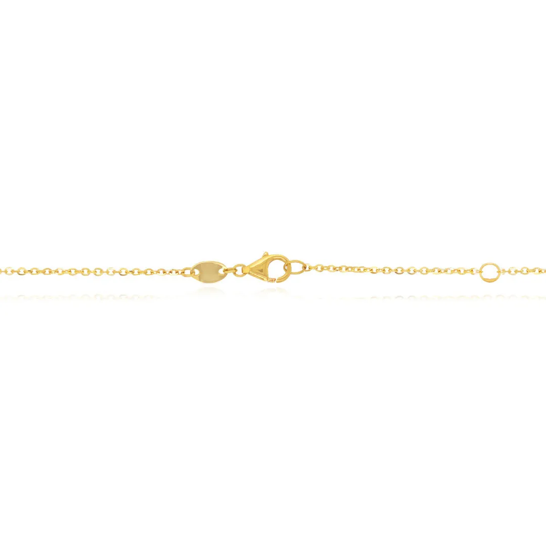Mother of Pearl Single Heart Necklace