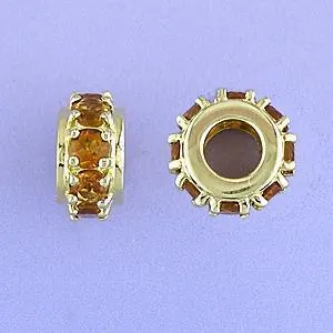 Mother's Rondelles Collection Citrine Rondelle