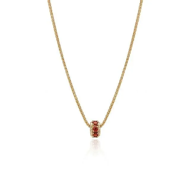 Mother's Rondelles Collection Garnet Rondelle