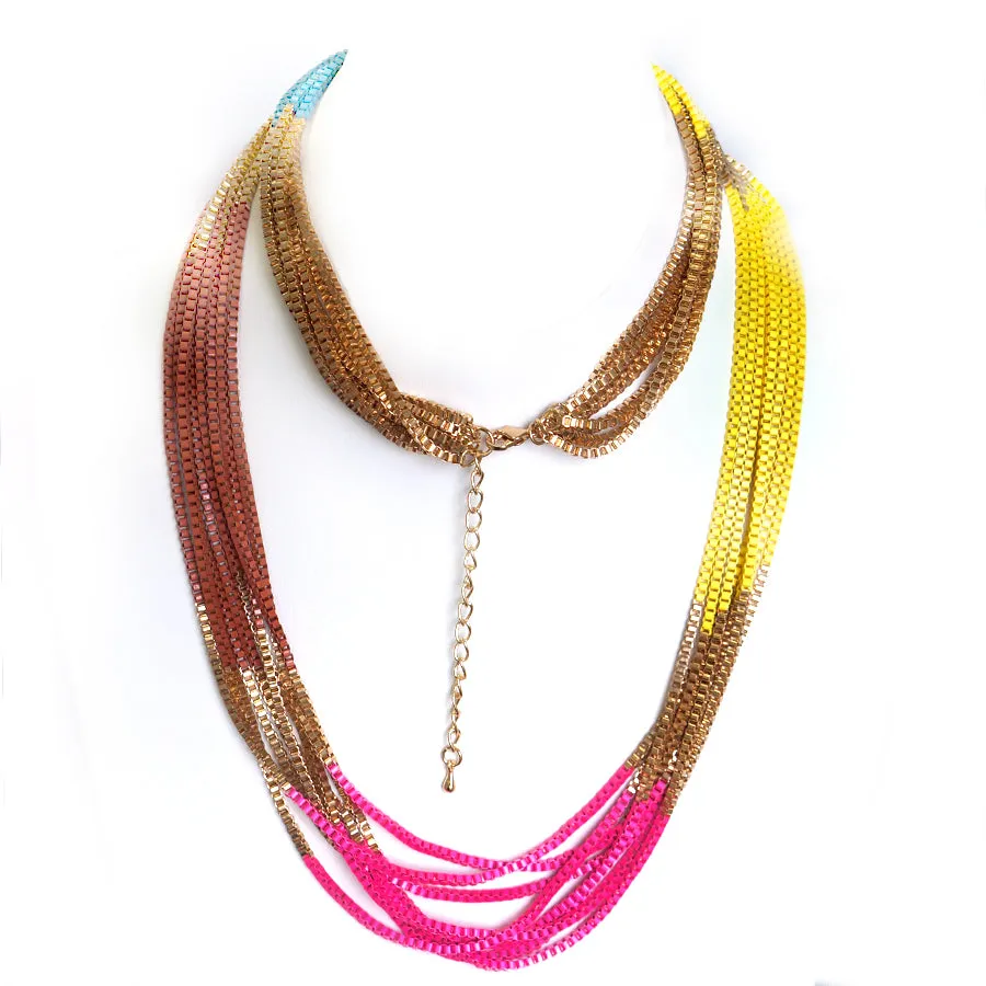 MULTI COLOR NECKLACE  #FW1403970 (MG2)
