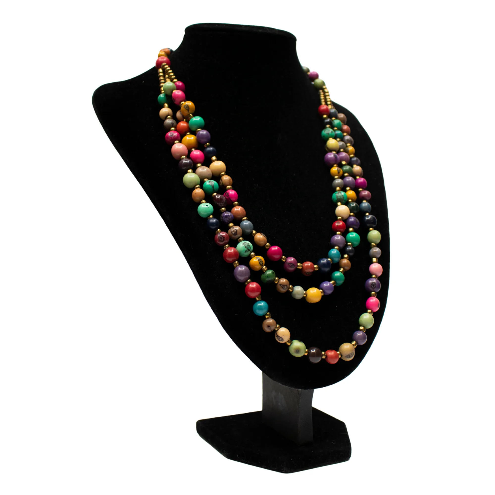 Multi-Colored Acai Beads Necklace