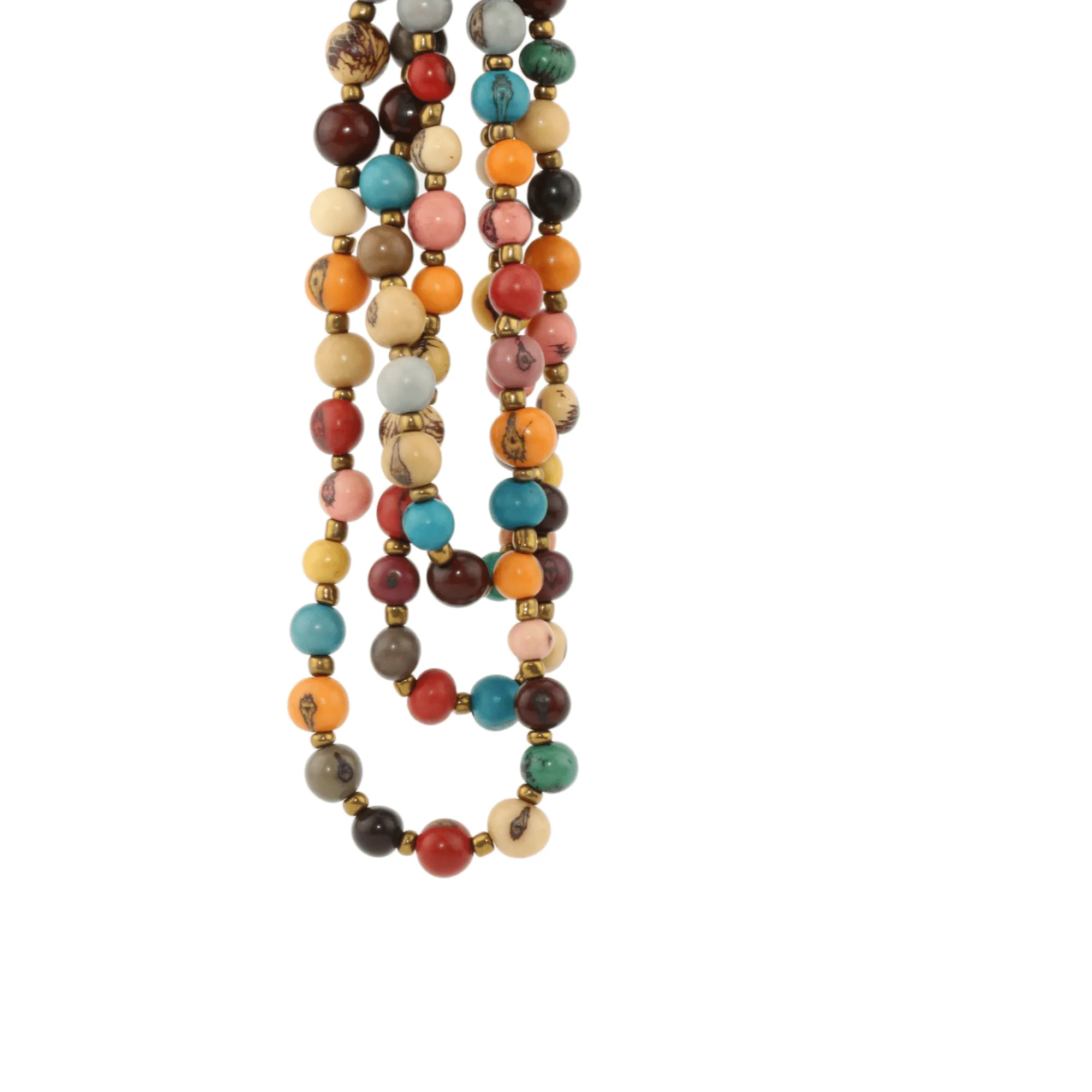 Multi-Colored Acai Beads Necklace