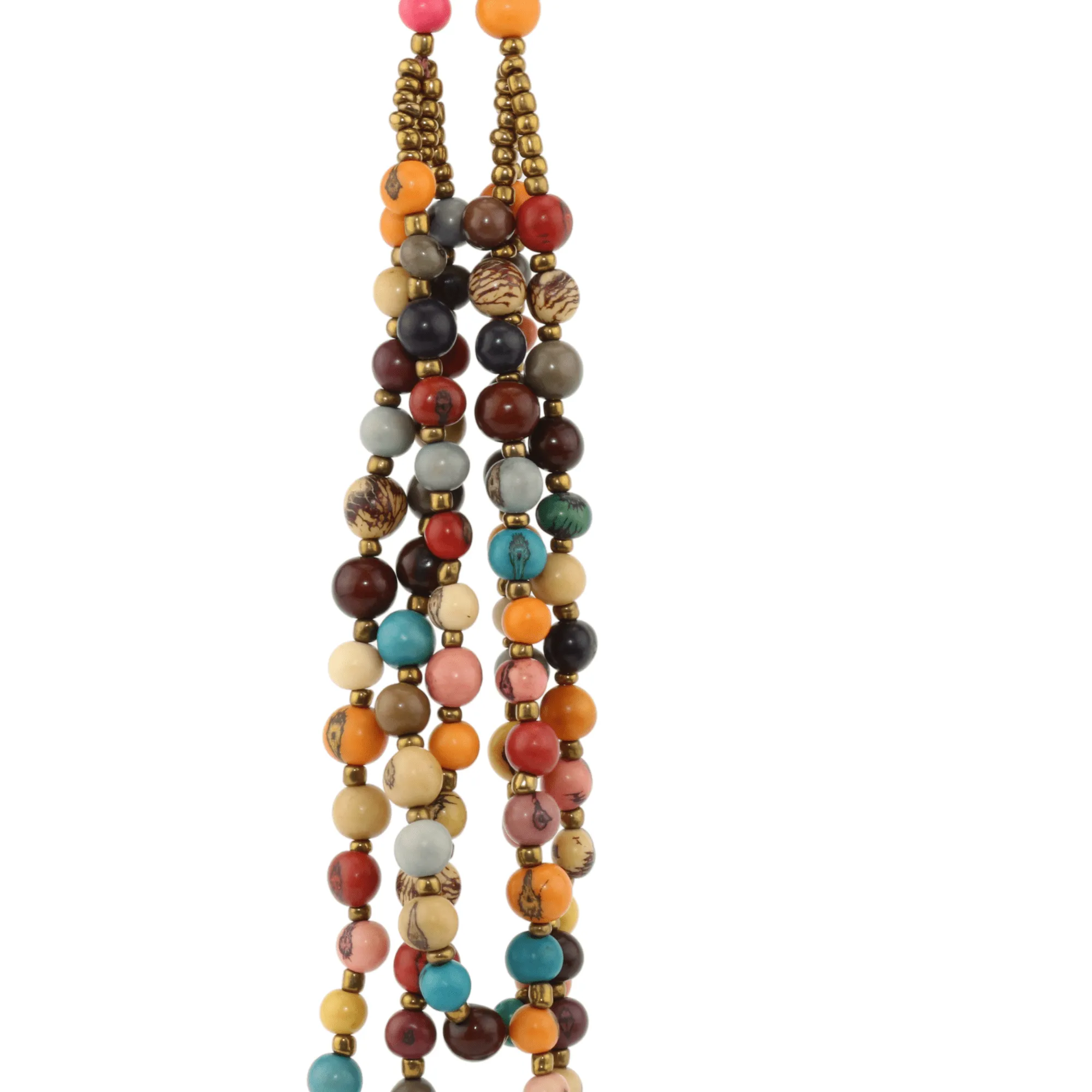 Multi-Colored Acai Beads Necklace